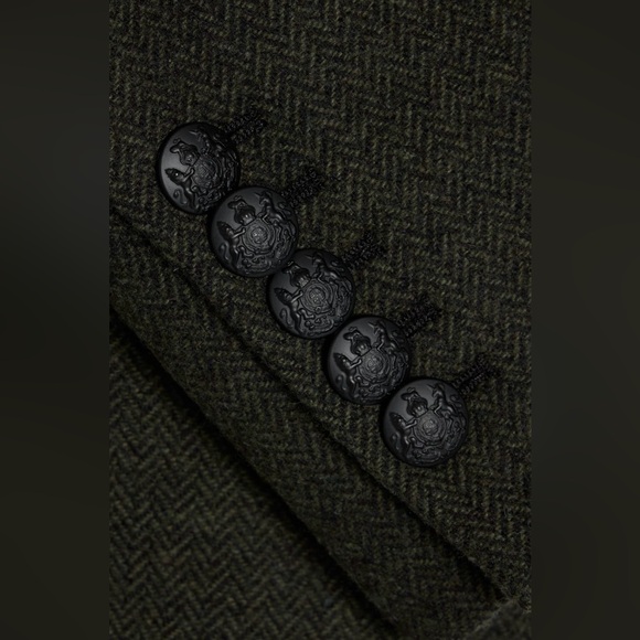 Veronica Beard Olive Green Single-Button Tailored Blazer - Picture 4 of 9